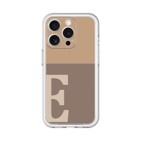 Slim Protection Premium Case［ オリジナル - initial two tone - E brown ］