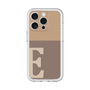 Slim Protection Premium Case［ オリジナル - initial two tone - E brown ］