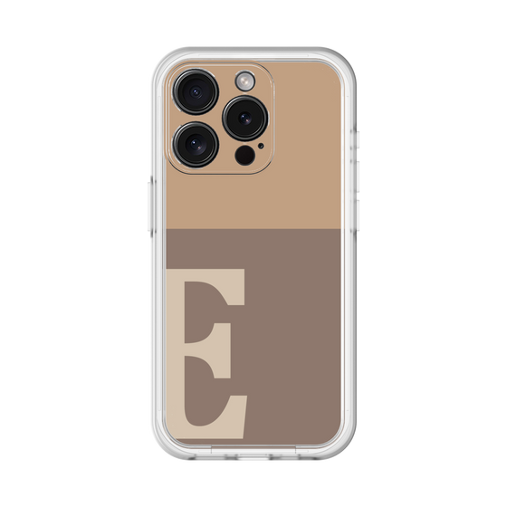 Slim Protection Premium Case［ オリジナル - initial two tone - E brown ］