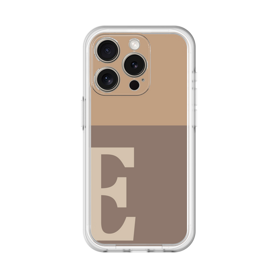 Slim Protection Premium Case［ オリジナル - initial two tone - E brown ］
