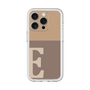 Slim Protection Premium Case［ オリジナル - initial two tone - E brown ］