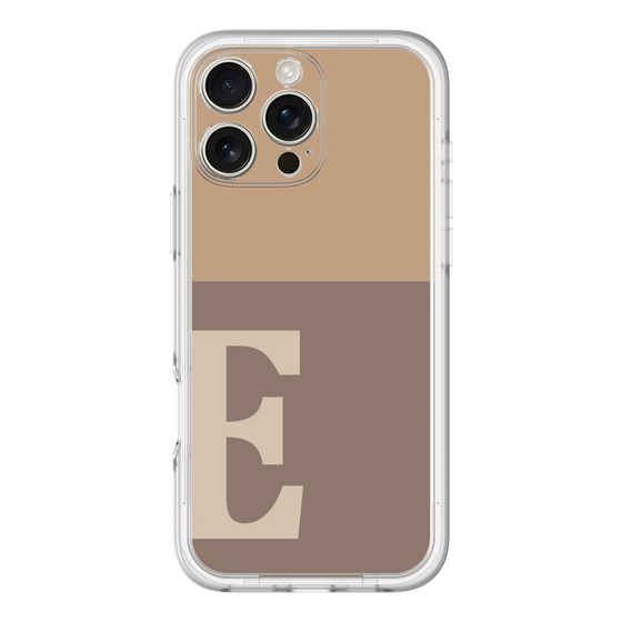 Slim Protection Premium Case［ オリジナル - initial two tone - E brown ］