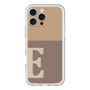 Slim Protection Premium Case［ オリジナル - initial two tone - E brown ］