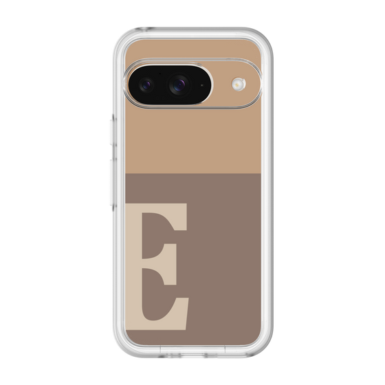 Slim Protection Premium Case［ オリジナル - initial two tone - E brown ］