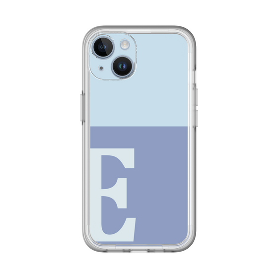 Slim Protection Premium Case［ オリジナル - initial two tone - E blue ］