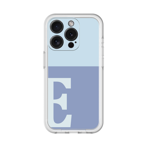 Slim Protection Premium Case［ オリジナル - initial two tone - E blue ］