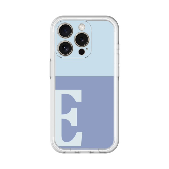 Slim Protection Premium Case［ オリジナル - initial two tone - E blue ］