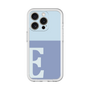 Slim Protection Premium Case［ オリジナル - initial two tone - E blue ］