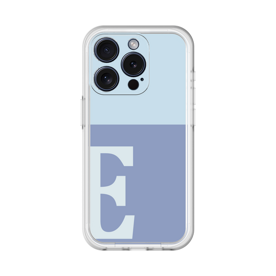Slim Protection Premium Case［ オリジナル - initial two tone - E blue ］