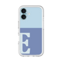 Slim Protection Premium Case［ オリジナル - initial two tone - E blue ］