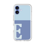 Slim Protection Premium Case［ オリジナル - initial two tone - E blue ］
