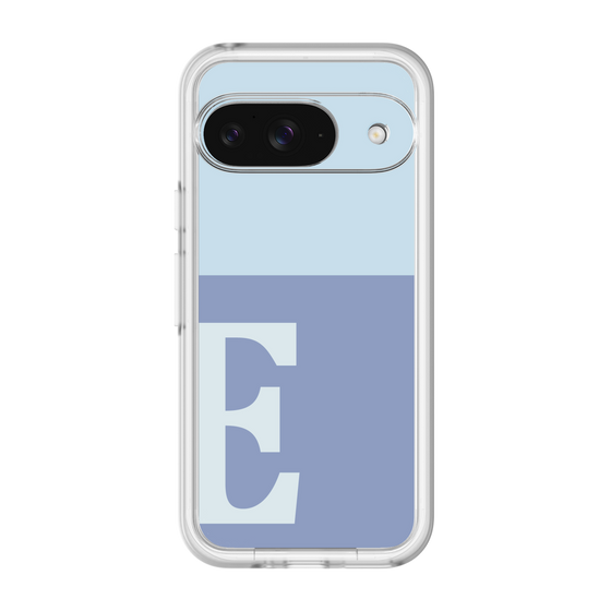 Slim Protection Premium Case［ オリジナル - initial two tone - E blue ］