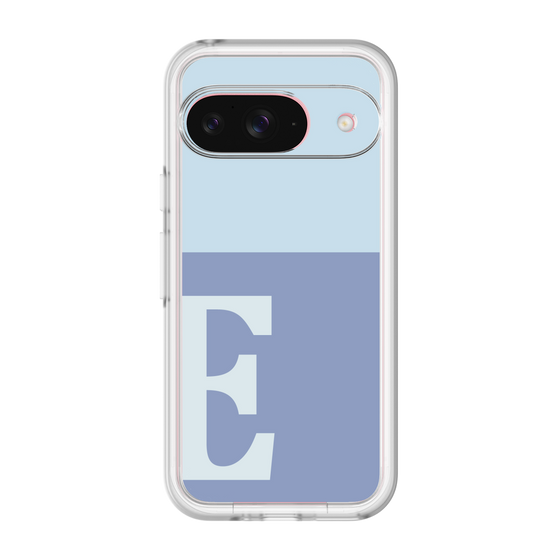 Slim Protection Premium Case［ オリジナル - initial two tone - E blue ］