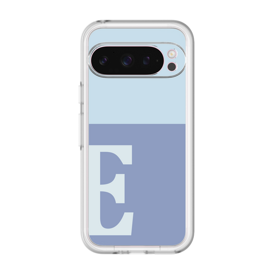 Slim Protection Premium Case［ オリジナル - initial two tone - E blue ］