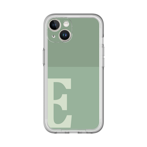 Slim Protection Premium Case［ オリジナル - initial two tone - E green ］