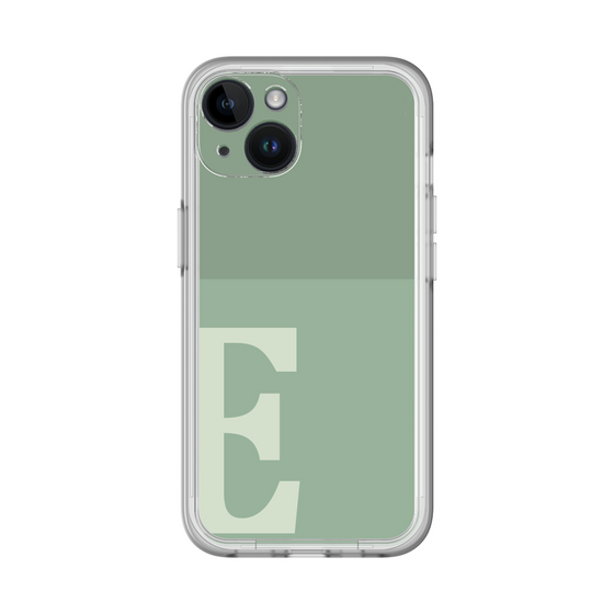 Slim Protection Premium Case［ オリジナル - initial two tone - E green ］