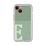 Slim Protection Premium Case［ オリジナル - initial two tone - E green ］