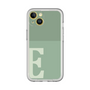Slim Protection Premium Case［ オリジナル - initial two tone - E green ］