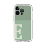 Slim Protection Premium Case［ オリジナル - initial two tone - E green ］