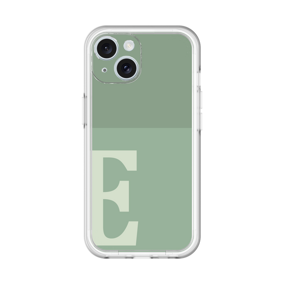Slim Protection Premium Case［ オリジナル - initial two tone - E green ］