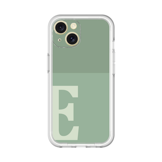 Slim Protection Premium Case［ オリジナル - initial two tone - E green ］
