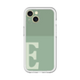 Slim Protection Premium Case［ オリジナル - initial two tone - E green ］