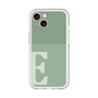 Slim Protection Premium Case［ オリジナル - initial two tone - E green ］