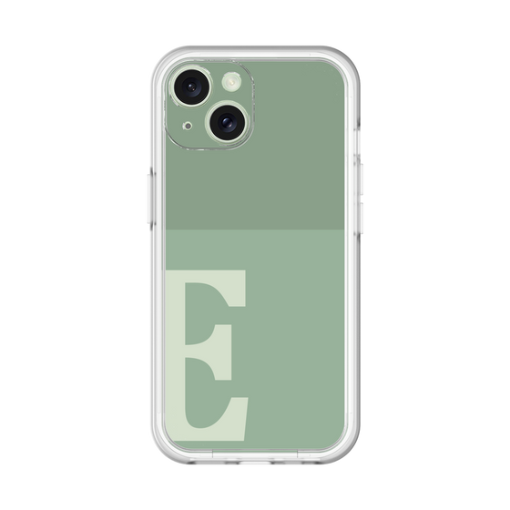 Slim Protection Premium Case［ オリジナル - initial two tone - E green ］
