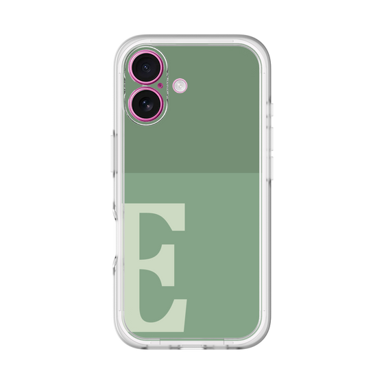 Slim Protection Premium Case［ オリジナル - initial two tone - E green ］