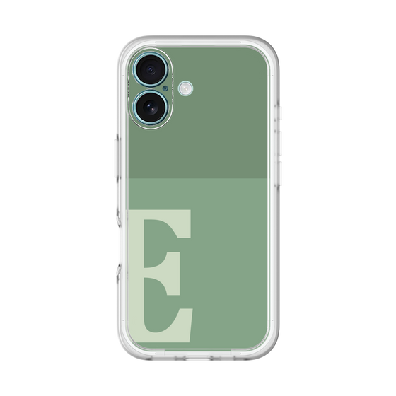 Slim Protection Premium Case［ オリジナル - initial two tone - E green ］