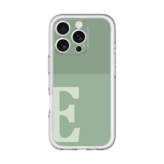 Slim Protection Premium Case［ オリジナル - initial two tone - E green ］