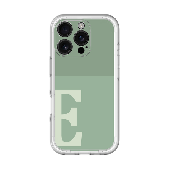 Slim Protection Premium Case［ オリジナル - initial two tone - E green ］