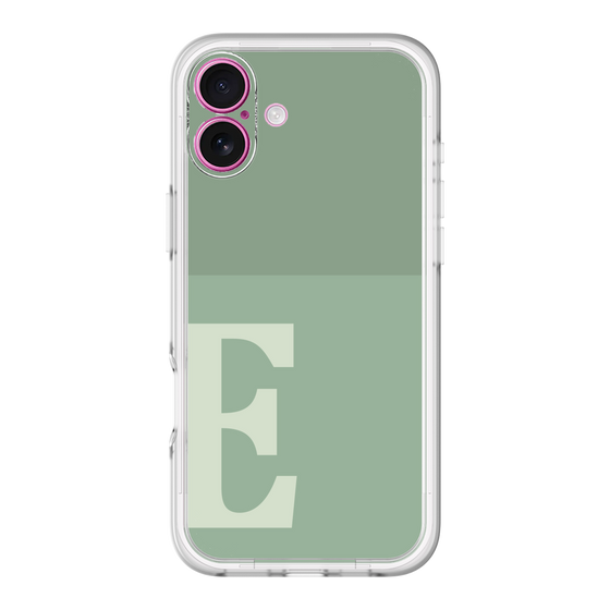 Slim Protection Premium Case［ オリジナル - initial two tone - E green ］