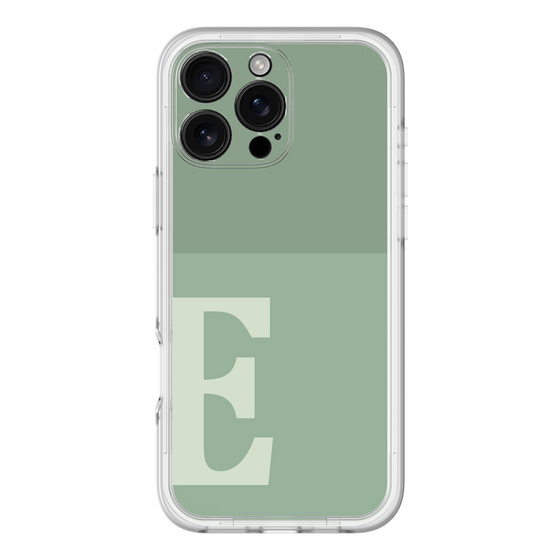 Slim Protection Premium Case［ オリジナル - initial two tone - E green ］