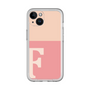 Slim Protection Premium Case［ オリジナル - initial two tone - F pink ］