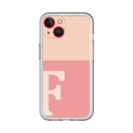 Slim Protection Premium Case［ オリジナル - initial two tone - F pink ］