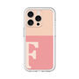Slim Protection Premium Case［ オリジナル - initial two tone - F pink ］