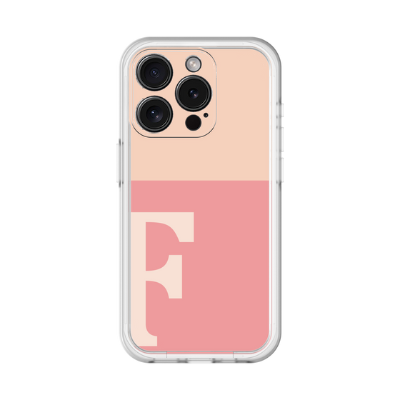 Slim Protection Premium Case［ オリジナル - initial two tone - F pink ］