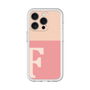 Slim Protection Premium Case［ オリジナル - initial two tone - F pink ］