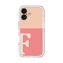 Slim Protection Premium Case［ オリジナル - initial two tone - F pink ］