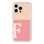Slim Protection Premium Case［ オリジナル - initial two tone - F pink ］
