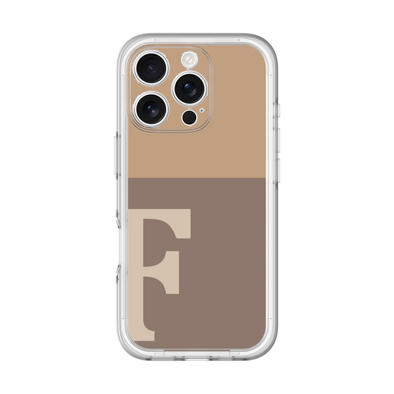 Slim Protection Premium Case［ オリジナル - initial two tone - F brown ］