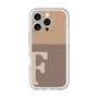 Slim Protection Premium Case［ オリジナル - initial two tone - F brown ］