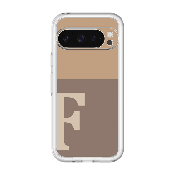 Slim Protection Premium Case［ オリジナル - initial two tone - F brown ］