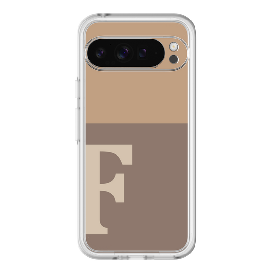 Slim Protection Premium Case［ オリジナル - initial two tone - F brown ］