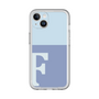 Slim Protection Premium Case［ オリジナル - initial two tone - F blue ］