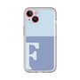 Slim Protection Premium Case［ オリジナル - initial two tone - F blue ］