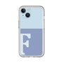 Slim Protection Premium Case［ オリジナル - initial two tone - F blue ］