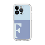 Slim Protection Premium Case［ オリジナル - initial two tone - F blue ］