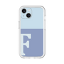 Slim Protection Premium Case［ オリジナル - initial two tone - F blue ］